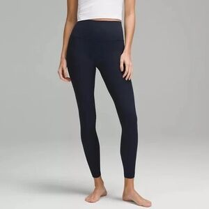Lululemon Align High-Rise Ribbed Pant 28" TRUE NAVY Size 4 NWOT